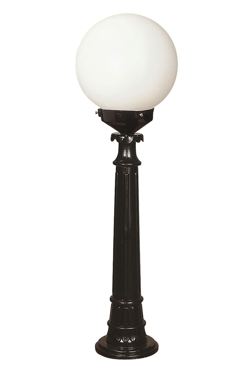 Lampadar de exterior, Opviq, 685AVN1156, Alb/Negru - imagine 5